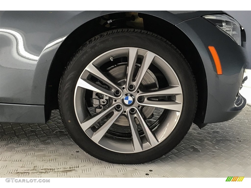 2018 3 Series 330i Sedan - Mineral Grey Metallic / Black photo #9