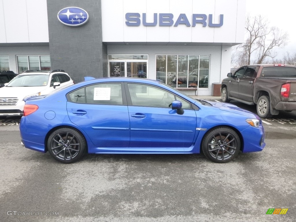 2018 WRX Limited - WR Blue Pearl / Carbon Black photo #3