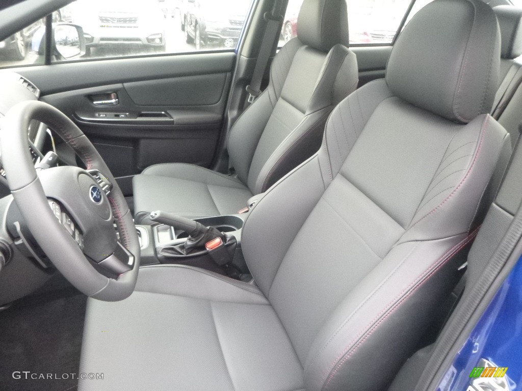Carbon Black Interior 2018 Subaru WRX Limited Photo #125637003