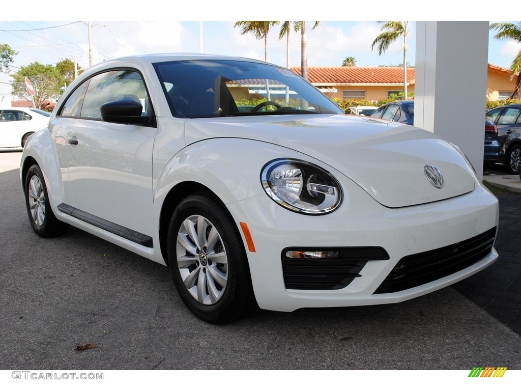 Pure White 2017 Volkswagen Beetle 1.8T S Coupe Exterior Photo #125638062