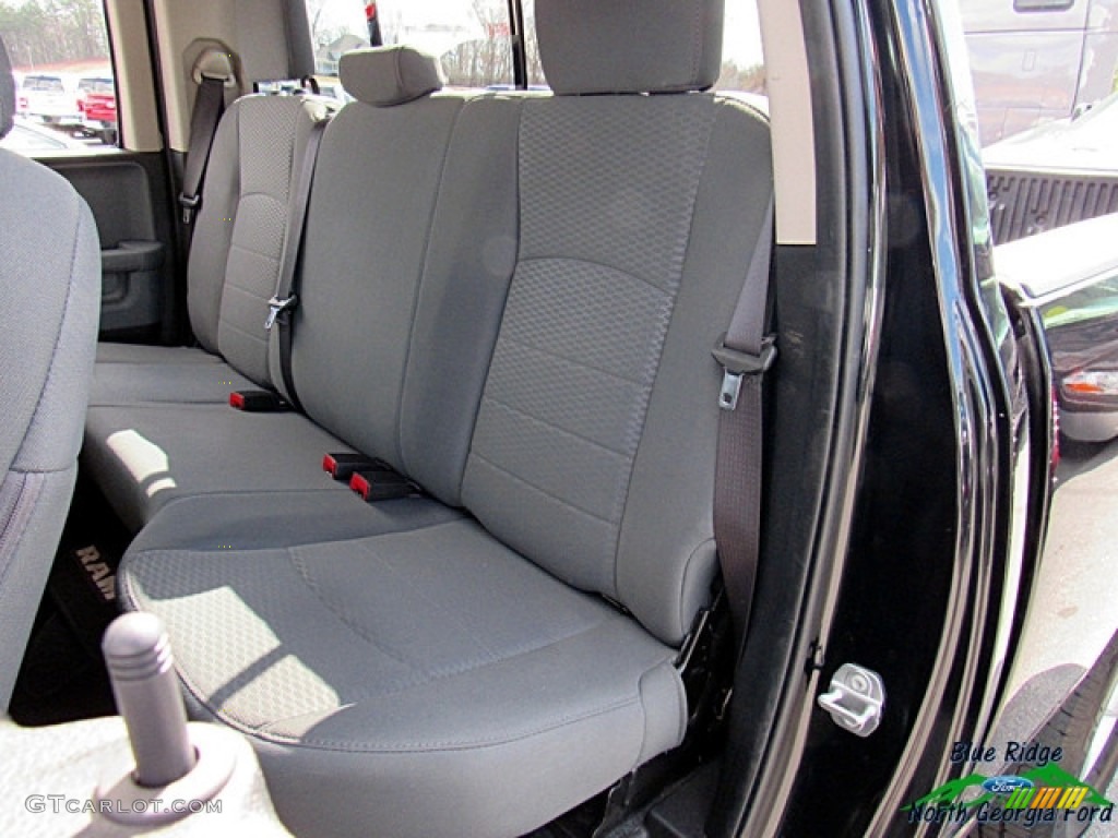 2017 1500 SLT Quad Cab 4x4 - Black Clear-Coat / Black/Diesel Gray photo #13