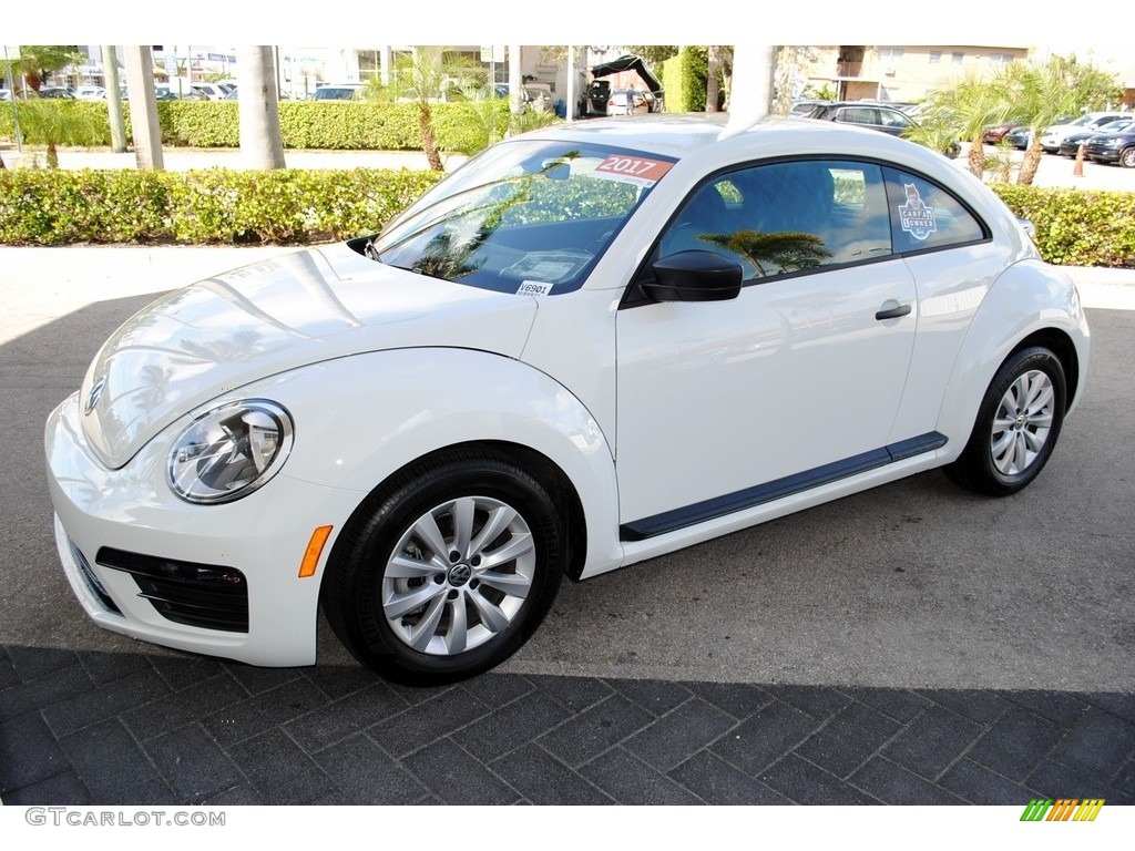 Pure White 2017 Volkswagen Beetle 1.8T S Coupe Exterior Photo #125638154