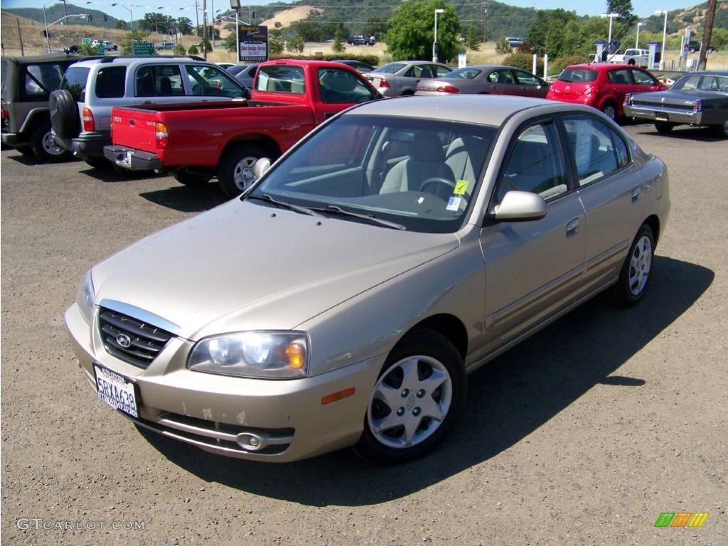 2005 Champagne Metallic Hyundai Elantra GLS Sedan 12521351 GTCarLot