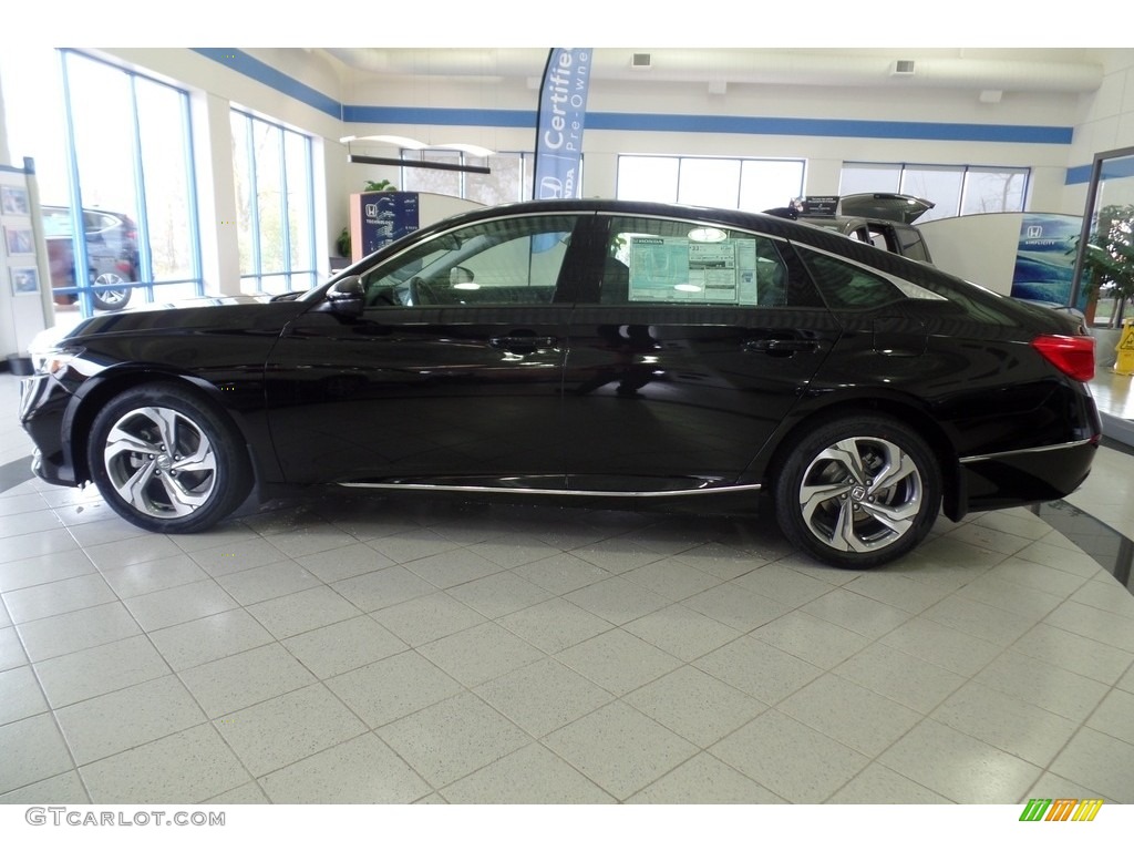 2018 Accord EX-L Sedan - Crystal Black Pearl / Black photo #8