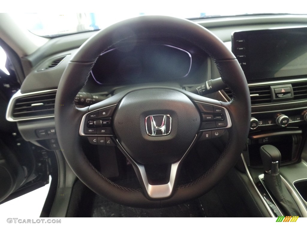2018 Accord EX-L Sedan - Crystal Black Pearl / Black photo #14