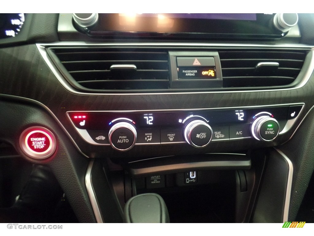 2018 Accord EX-L Sedan - Crystal Black Pearl / Black photo #17