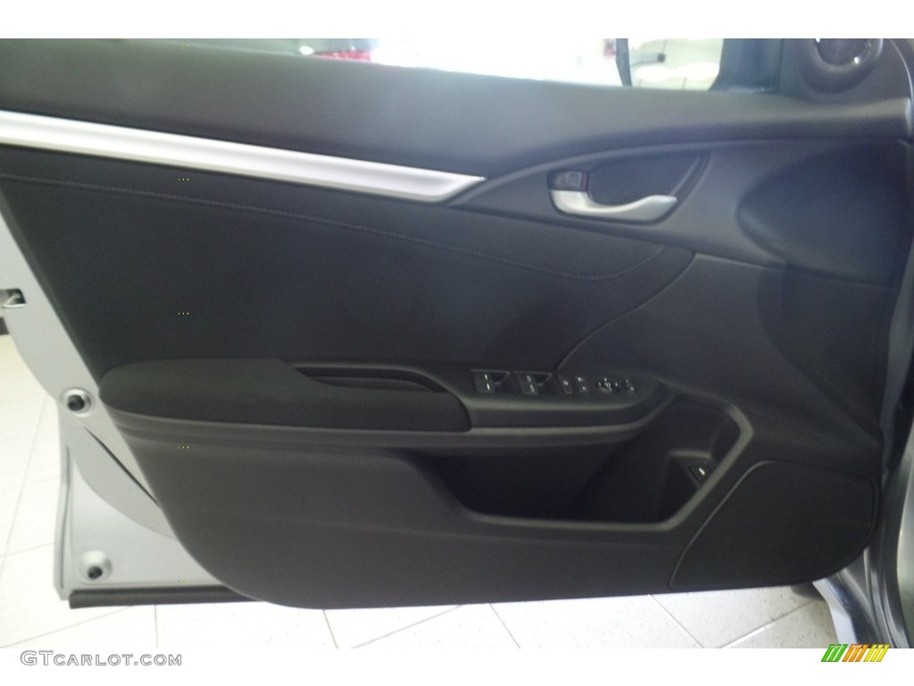 2018 Civic EX-T Sedan - Lunar Silver Metallic / Black photo #6