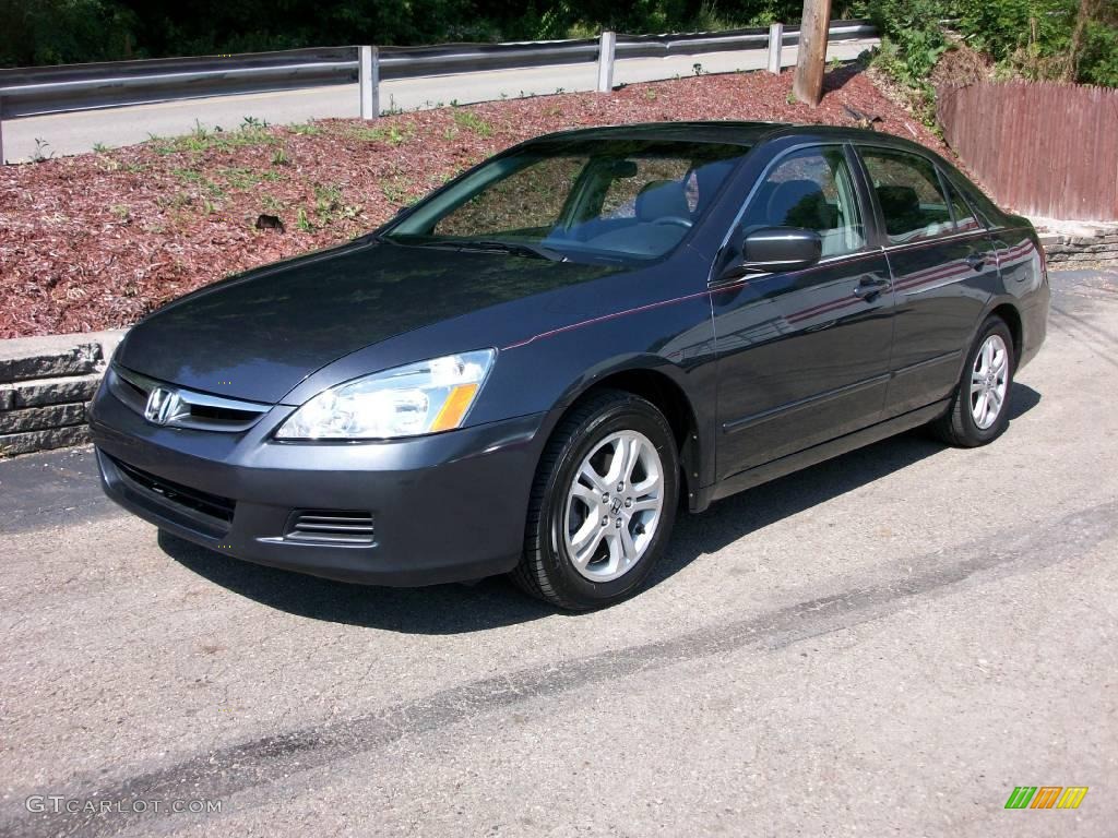 2006 Accord EX Sedan - Graphite Pearl / Gray photo #1