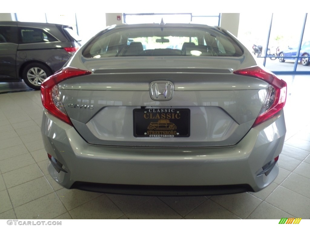 2018 Civic EX-T Sedan - Lunar Silver Metallic / Black photo #13