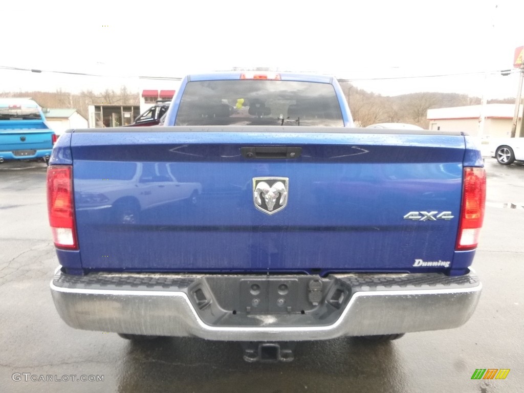 2018 3500 Tradesman Crew Cab 4x4 - Blue Streak Pearl / Black/Diesel Gray photo #4