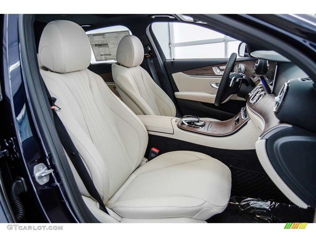2018 E 300 Sedan - Lunar Blue Metallic / Macchiato Beige/Black photo #2
