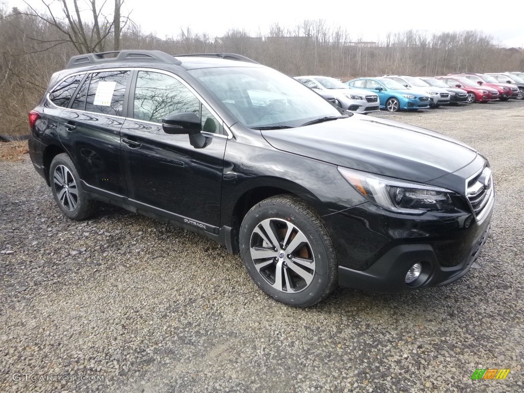 Crystal Black Silica 2018 Subaru Outback 3.6R Limited Exterior Photo #125643336