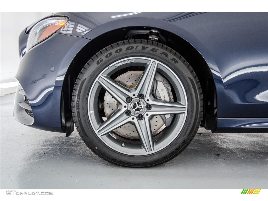 2018 E 300 Sedan - Lunar Blue Metallic / Macchiato Beige/Black photo #9
