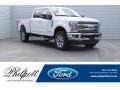 2018 Oxford White Ford F250 Super Duty Lariat Crew Cab 4x4  photo #1