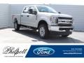 2018 Ingot Silver Ford F250 Super Duty XLT Crew Cab 4x4  photo #1