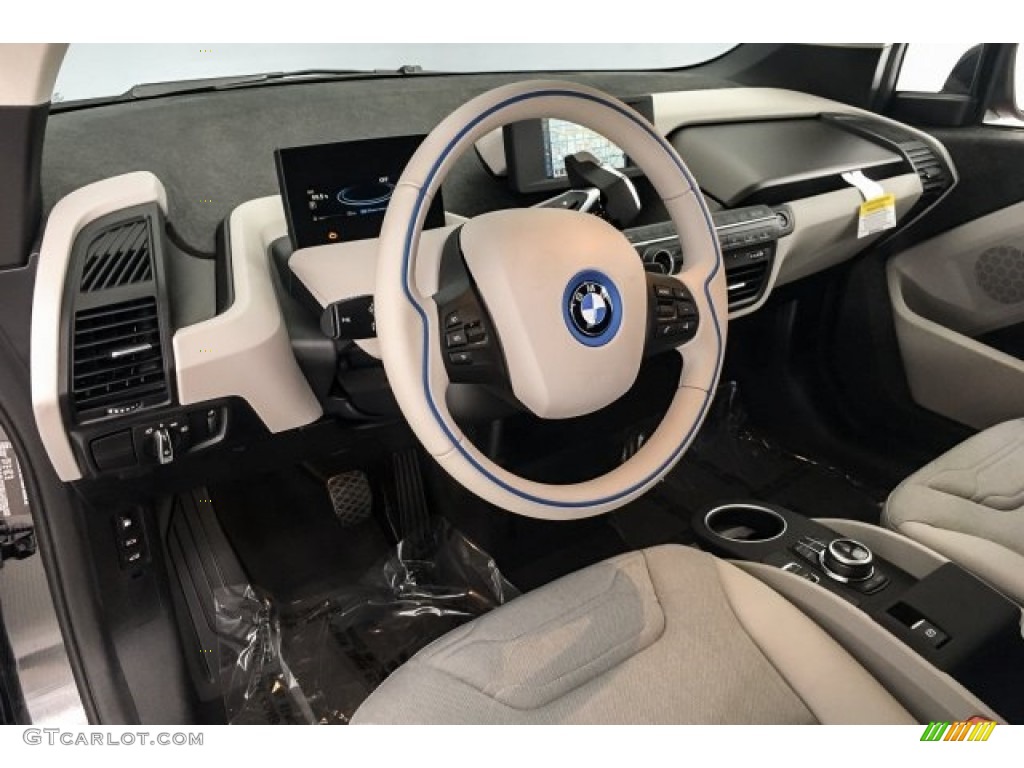 2018 BMW i3 with Range Extender Mega Carum Spice Grey Dashboard Photo #125650322