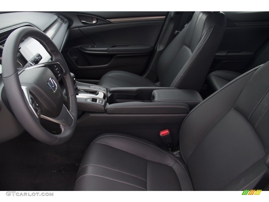 2018 Honda Civic EX-L Navi Hatchback Front Seat Photo #125650412