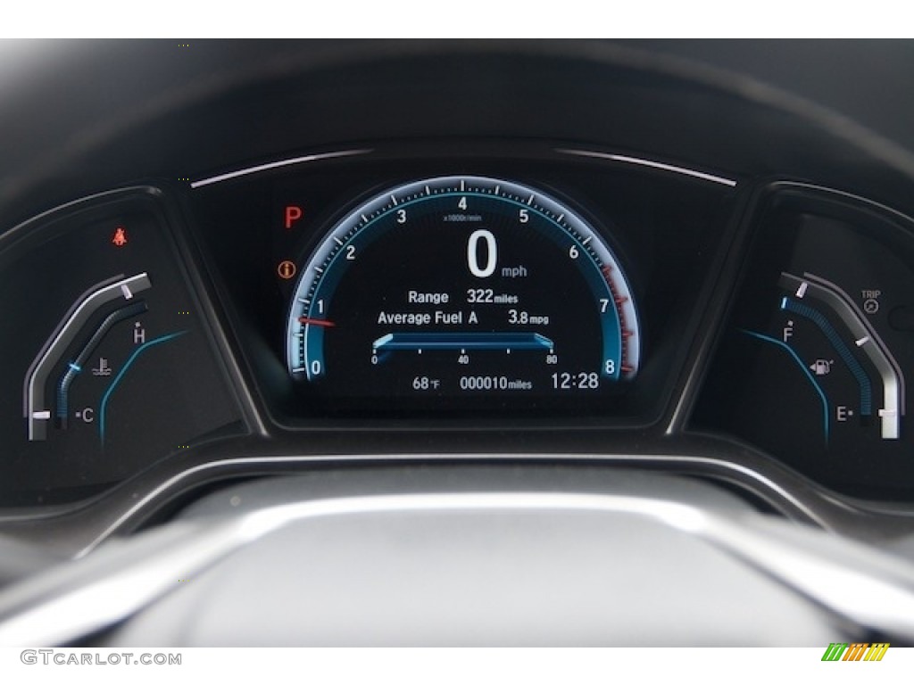 2018 Honda Civic EX-L Navi Hatchback Gauges Photo #125650550