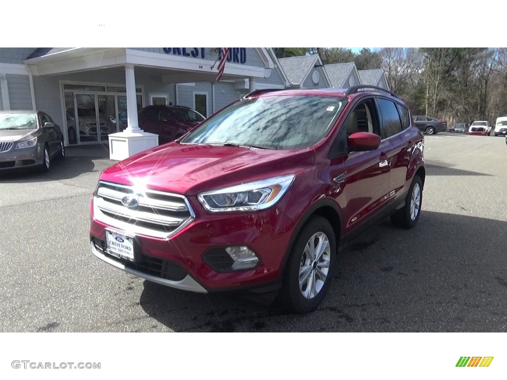 2018 Escape SEL 4WD - Ruby Red / Medium Light Stone photo #3