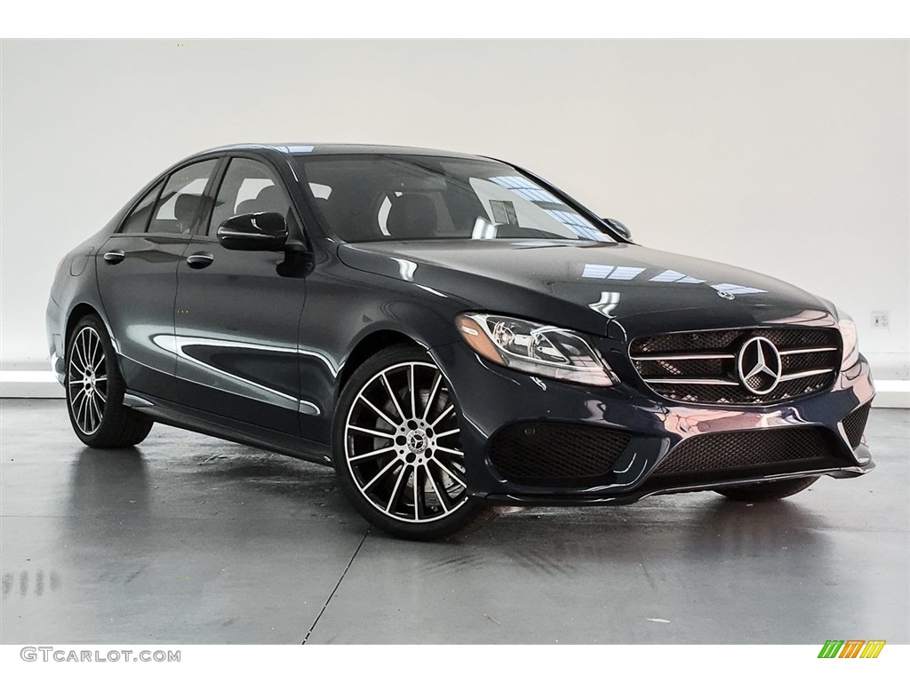 Lunar Blue Metallic 2018 Mercedes-Benz C 300 Sedan Exterior Photo #125653835