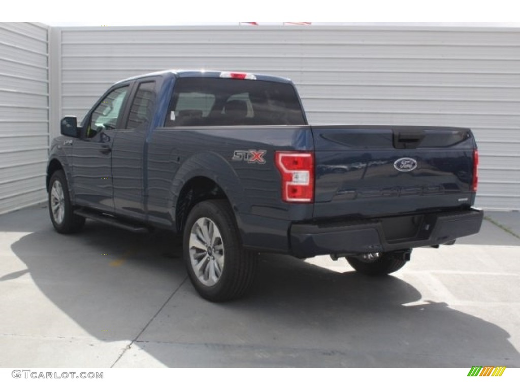 2018 F150 XL SuperCab - Blue Jeans / Earth Gray photo #6