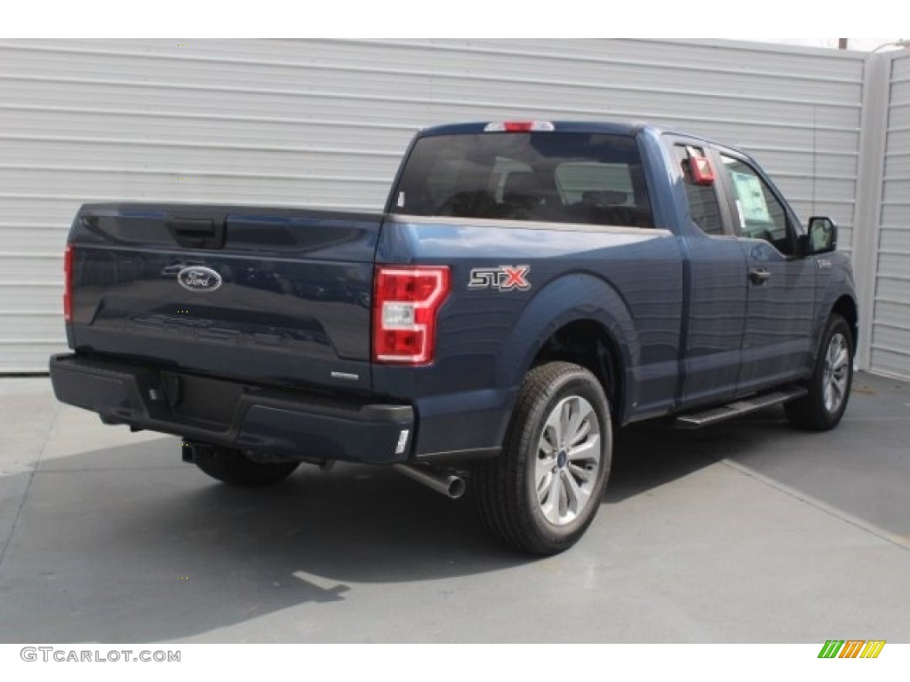 2018 F150 XL SuperCab - Blue Jeans / Earth Gray photo #8