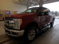 2018 Ruby Red Ford F250 Super Duty Lariat Crew Cab 4x4  photo #4