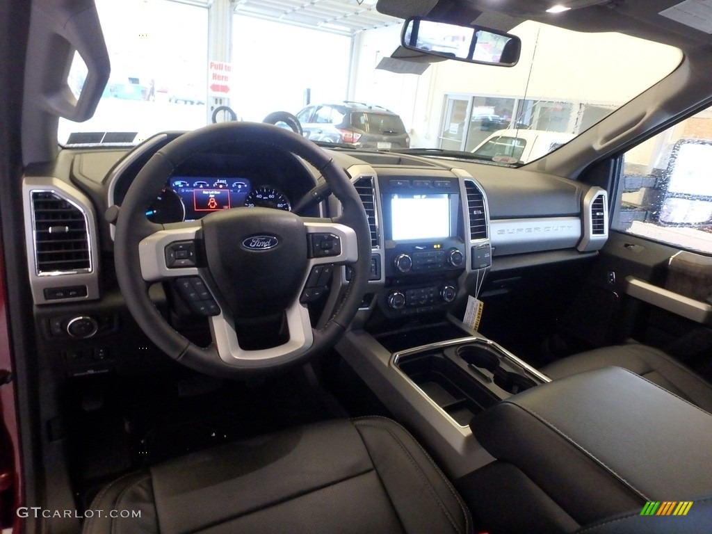 2018 F250 Super Duty Lariat Crew Cab 4x4 - Ruby Red / Black photo #8