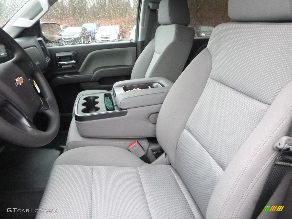 2018 Silverado 1500 Custom Crew Cab - Black / Dark Ash/Jet Black photo #17