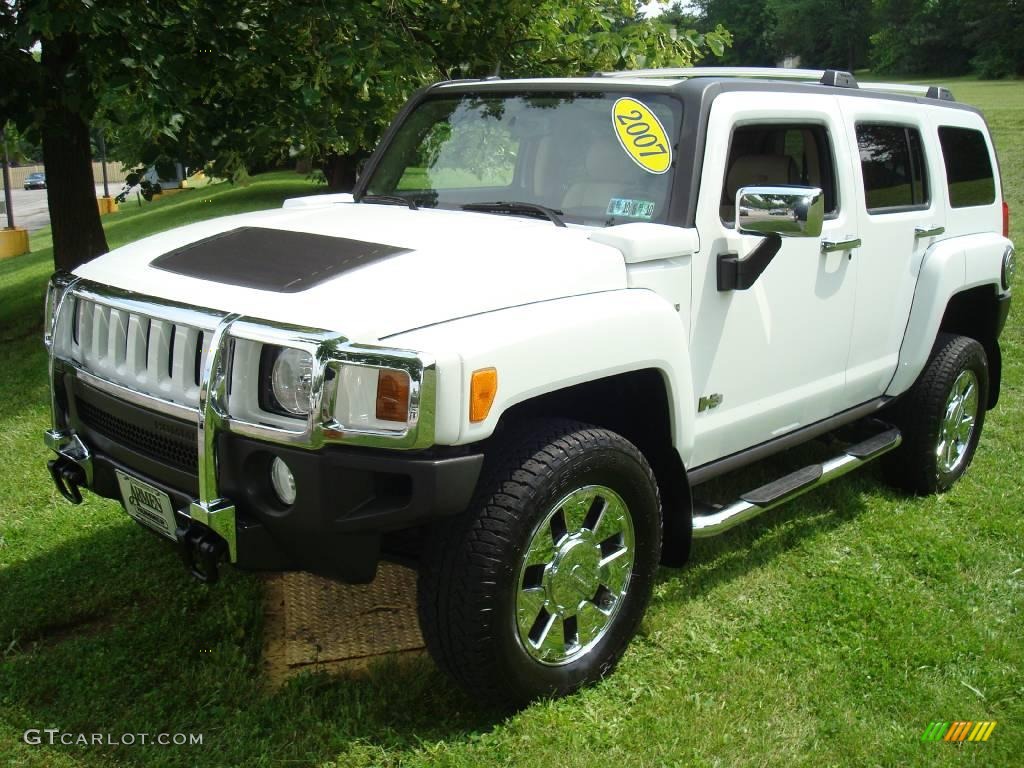 Birch White Hummer H3