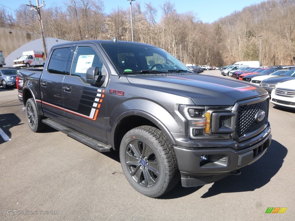 Magnetic 2018 Ford F150 Lariat SuperCrew 4x4 Exterior Photo #125666819