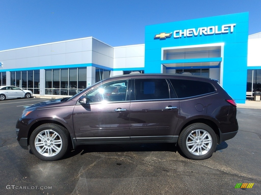 2015 Traverse LT AWD - Sable Metallic / Ebony photo #3