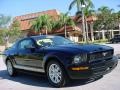 Black - Mustang V6 Deluxe Coupe Photo No. 1