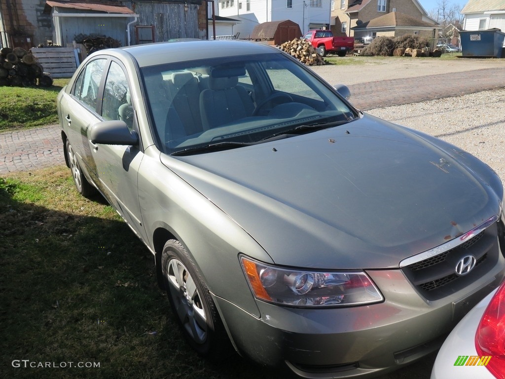 2008 Sonata GLS - Natural Khaki Green / Beige photo #5