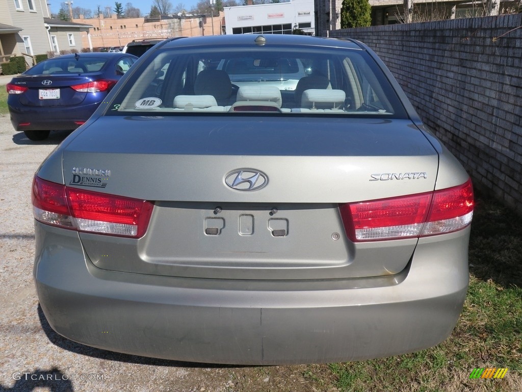 2008 Sonata GLS - Natural Khaki Green / Beige photo #10