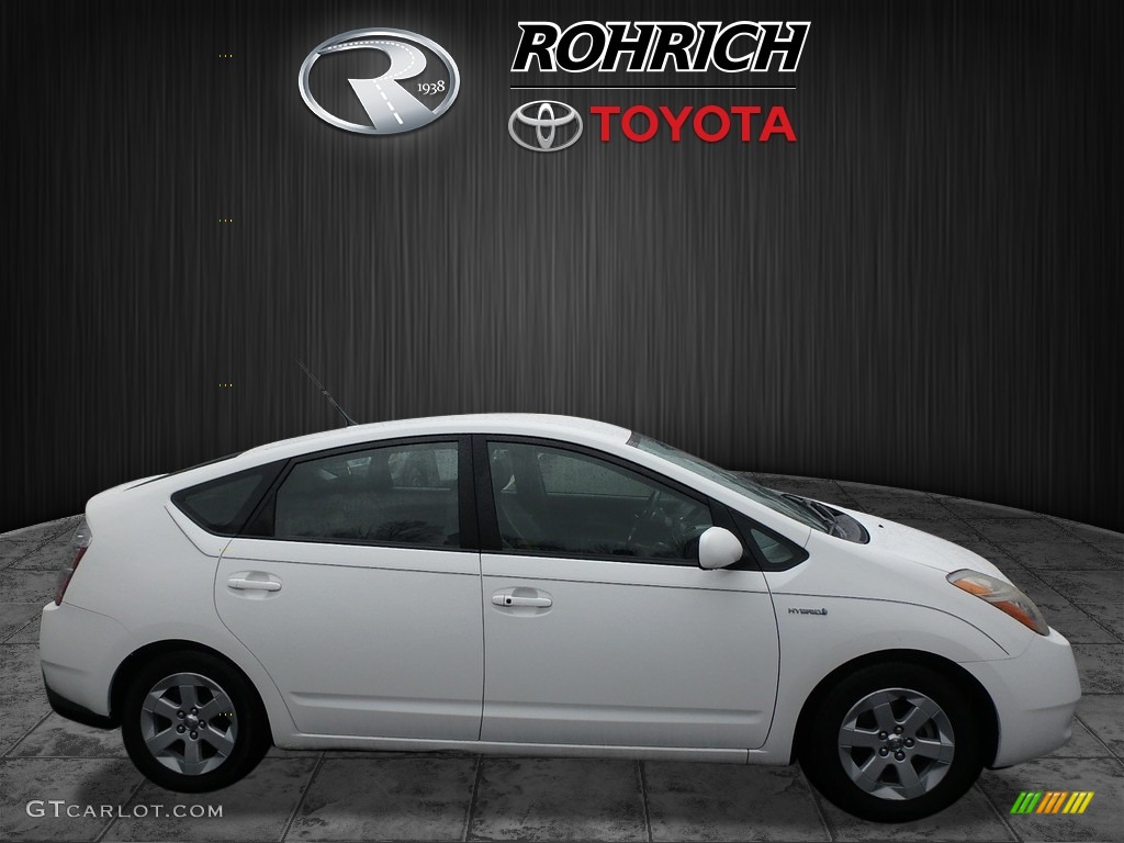 2006 Prius Hybrid - Super White / Gray photo #2