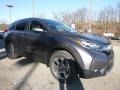 2018 Modern Steel Metallic Honda CR-V EX AWD  photo #5