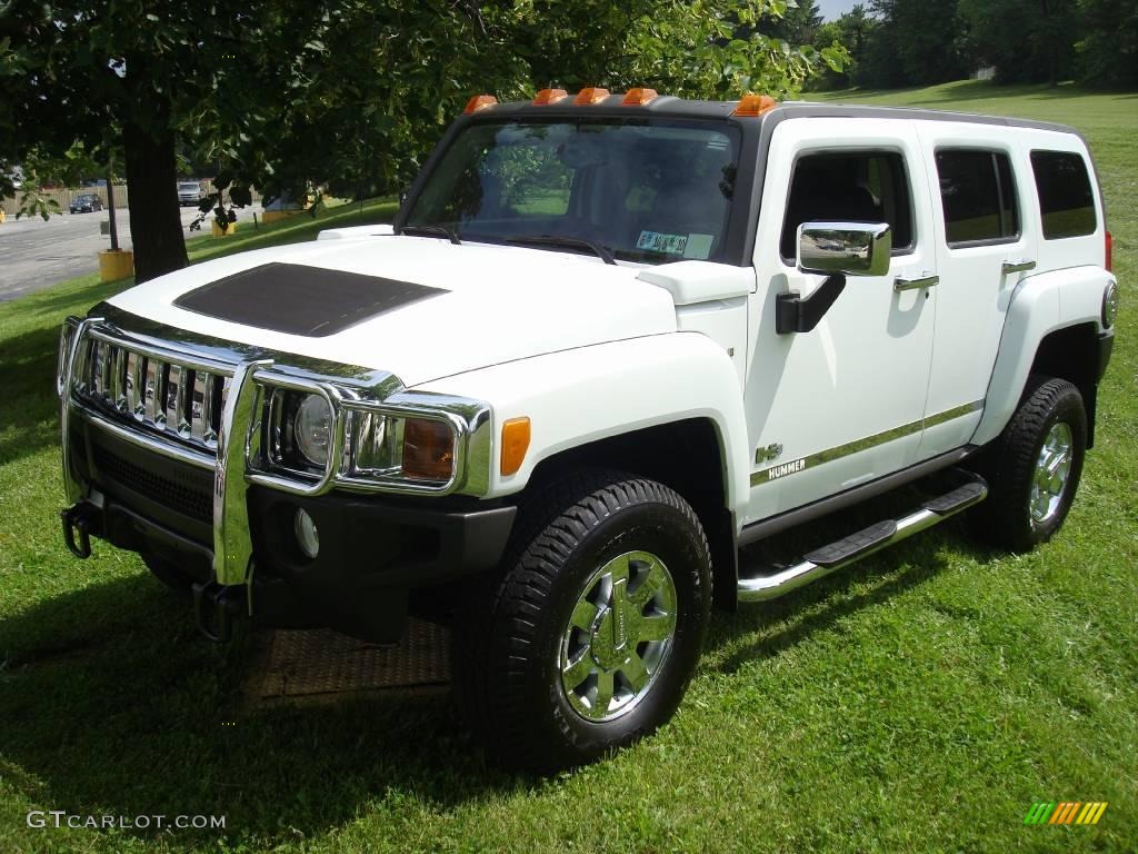 Birch White Hummer H3