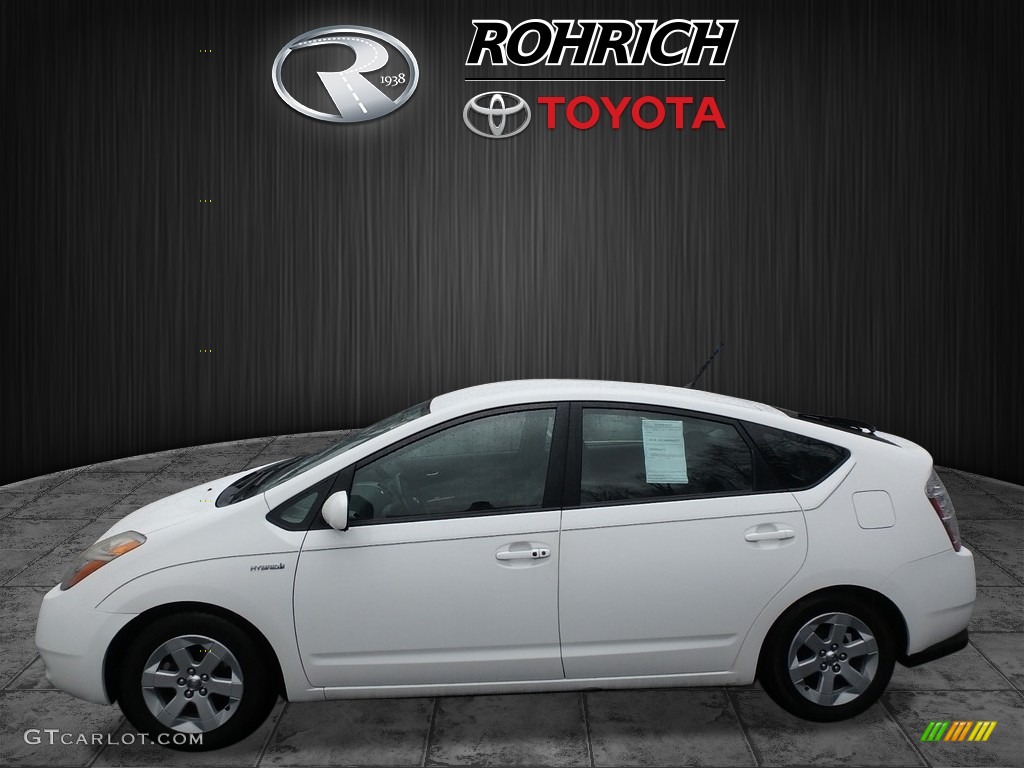 2006 Prius Hybrid - Super White / Gray photo #4