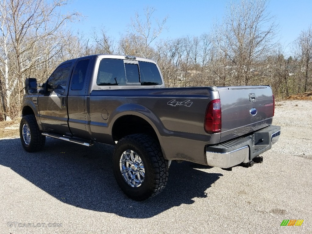 2008 F250 Super Duty XLT SuperCab 4x4 - Silver Metallic / Medium Stone photo #5