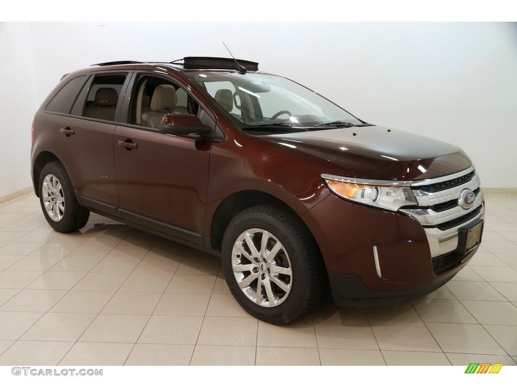 2012 Edge SEL AWD - Cinnamon Metallic / Medium Light Stone photo #1