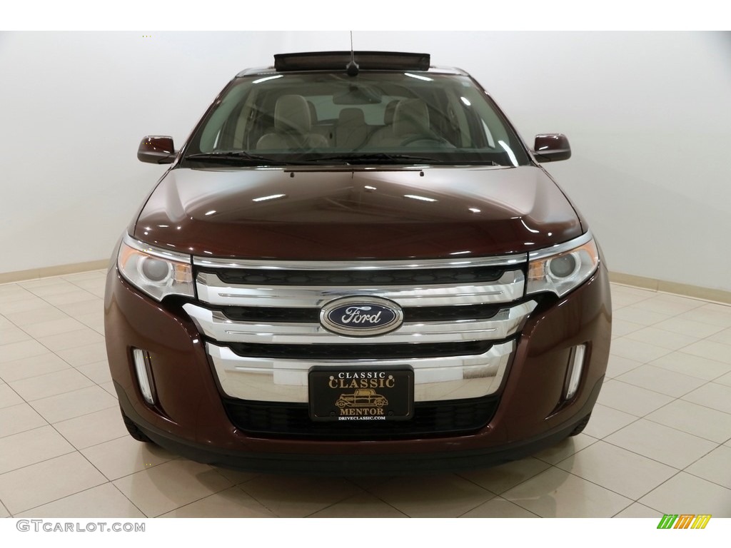 2012 Edge SEL AWD - Cinnamon Metallic / Medium Light Stone photo #2