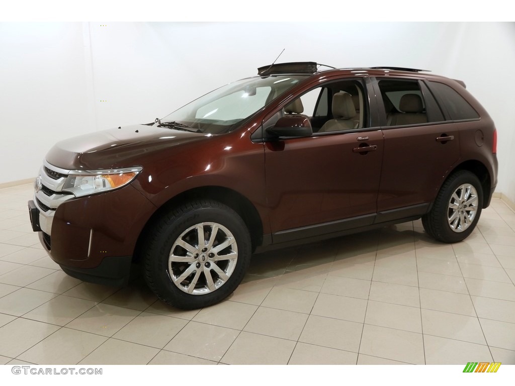 2012 Edge SEL AWD - Cinnamon Metallic / Medium Light Stone photo #3