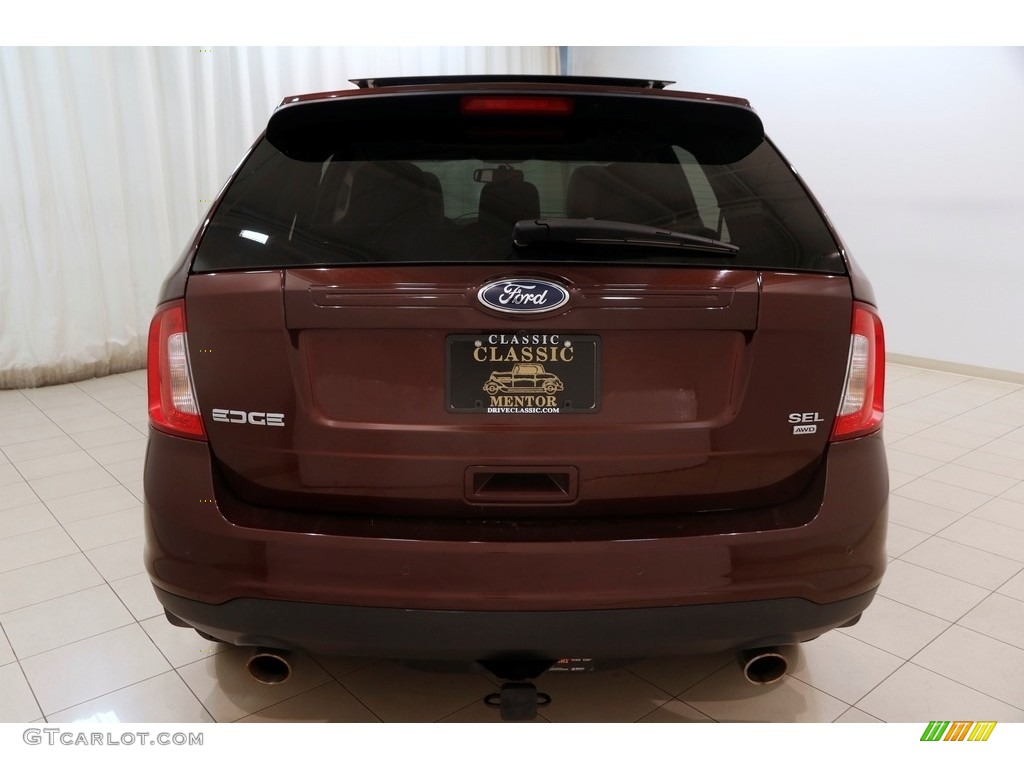 2012 Edge SEL AWD - Cinnamon Metallic / Medium Light Stone photo #16