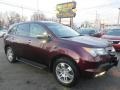 2007 Dark Cherry Red Pearl Acura MDX Technology  photo #7