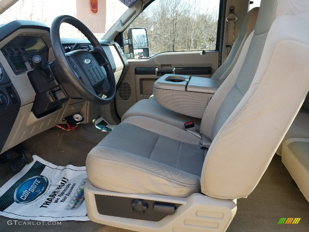 2008 F250 Super Duty XLT SuperCab 4x4 - Silver Metallic / Medium Stone photo #24