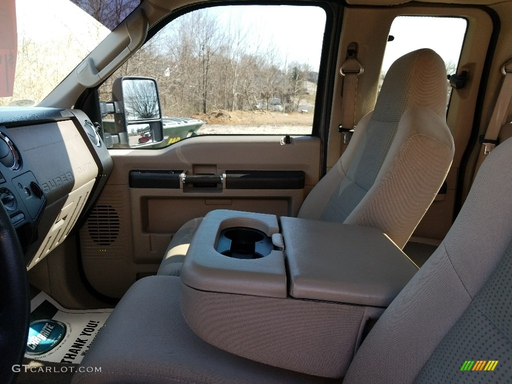 2008 F250 Super Duty XLT SuperCab 4x4 - Silver Metallic / Medium Stone photo #26