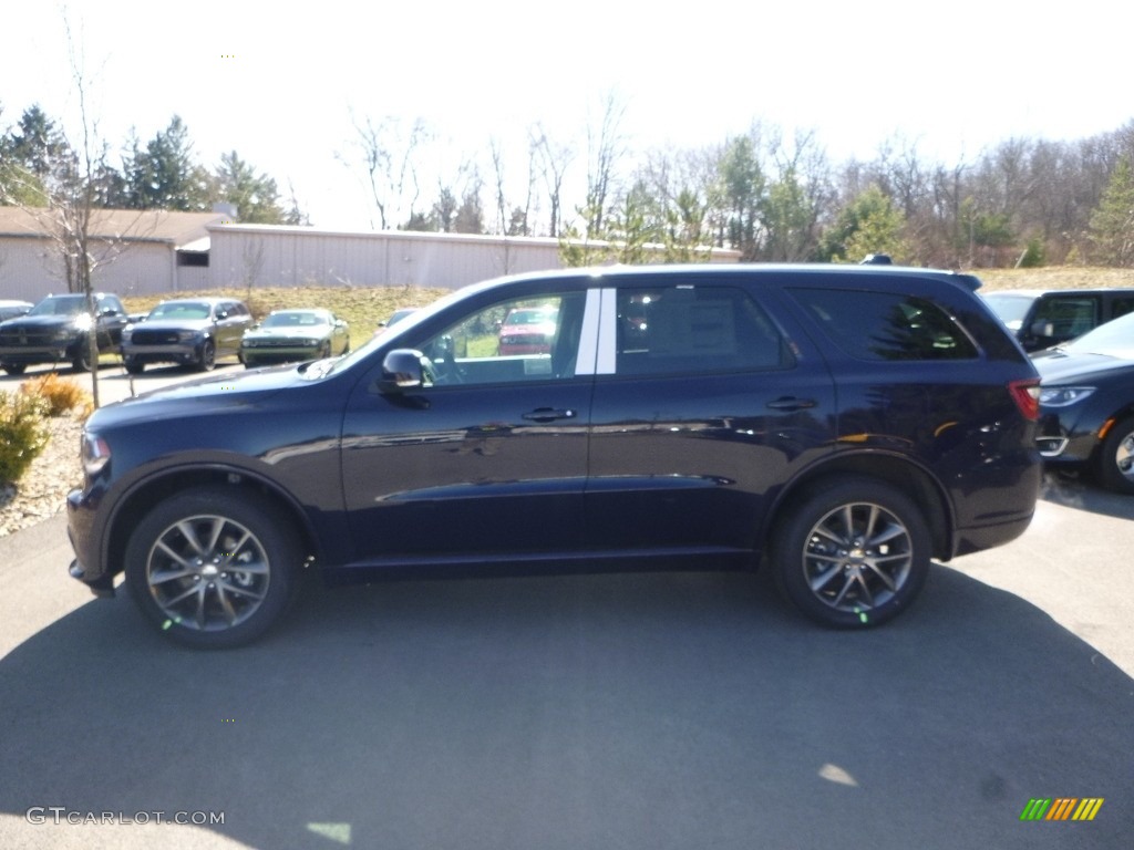 2018 Durango GT AWD - Blu By You Pearl / Black photo #2