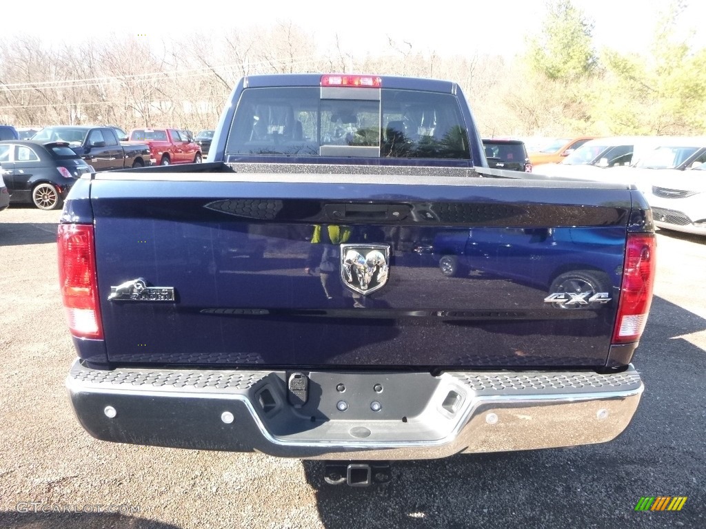 2018 1500 Big Horn Crew Cab 4x4 - True Blue Pearl / Black/Diesel Gray photo #4