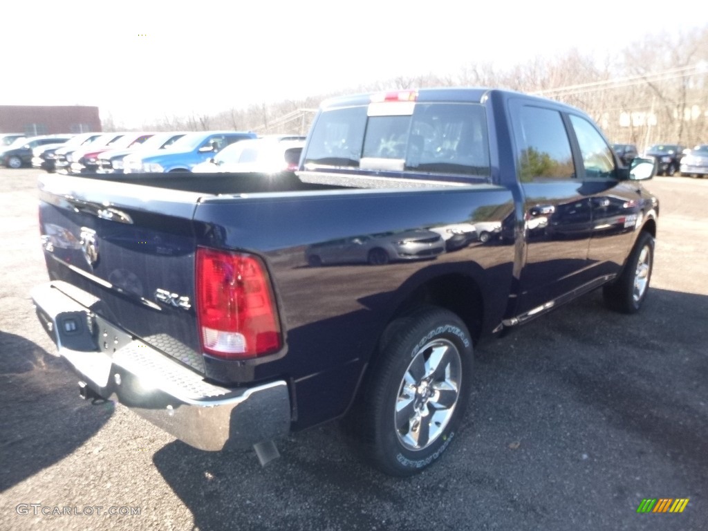 2018 1500 Big Horn Crew Cab 4x4 - True Blue Pearl / Black/Diesel Gray photo #5